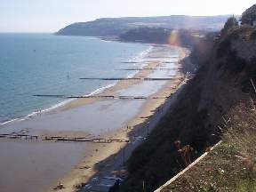 Sandown Bay - looking towards Shanklin Isle of Wight